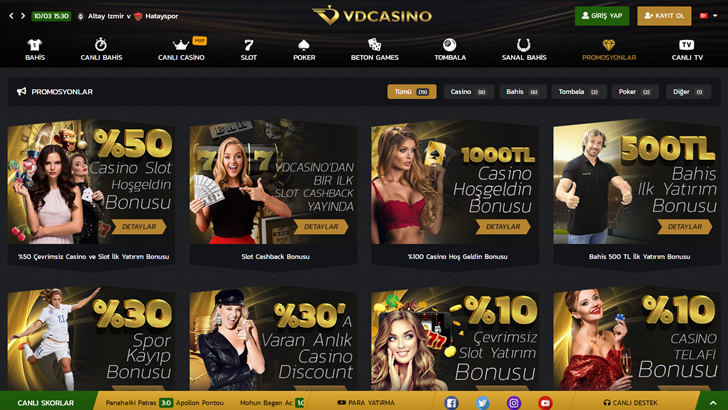 Vdcasino bahis ödemeleri